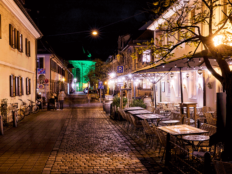 Schiffstraße in den Abendstunden, Foto: ETM Florian Trykowski