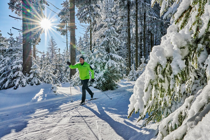 Langlauf im Fichtelgebirge – Foto: TZ-Fichtelgebirge / Florian Trykowski